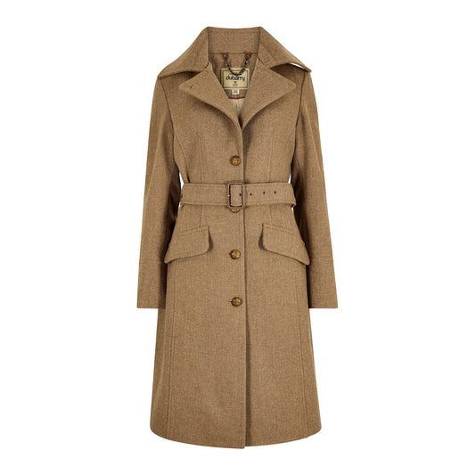 Brookvale Belted Tweed Coat