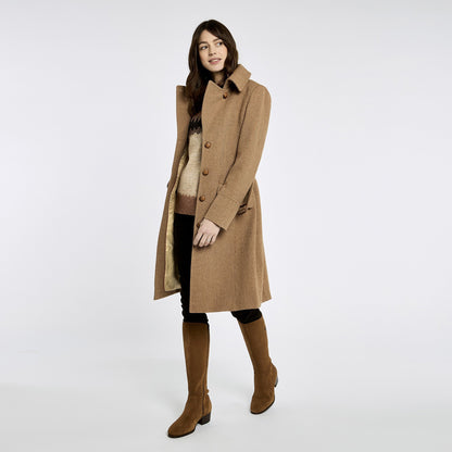 Brookvale Belted Tweed Coat