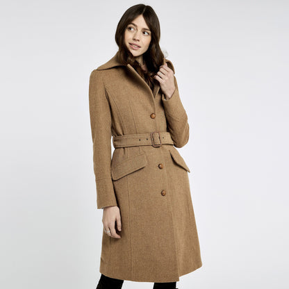 Brookvale Belted Tweed Coat