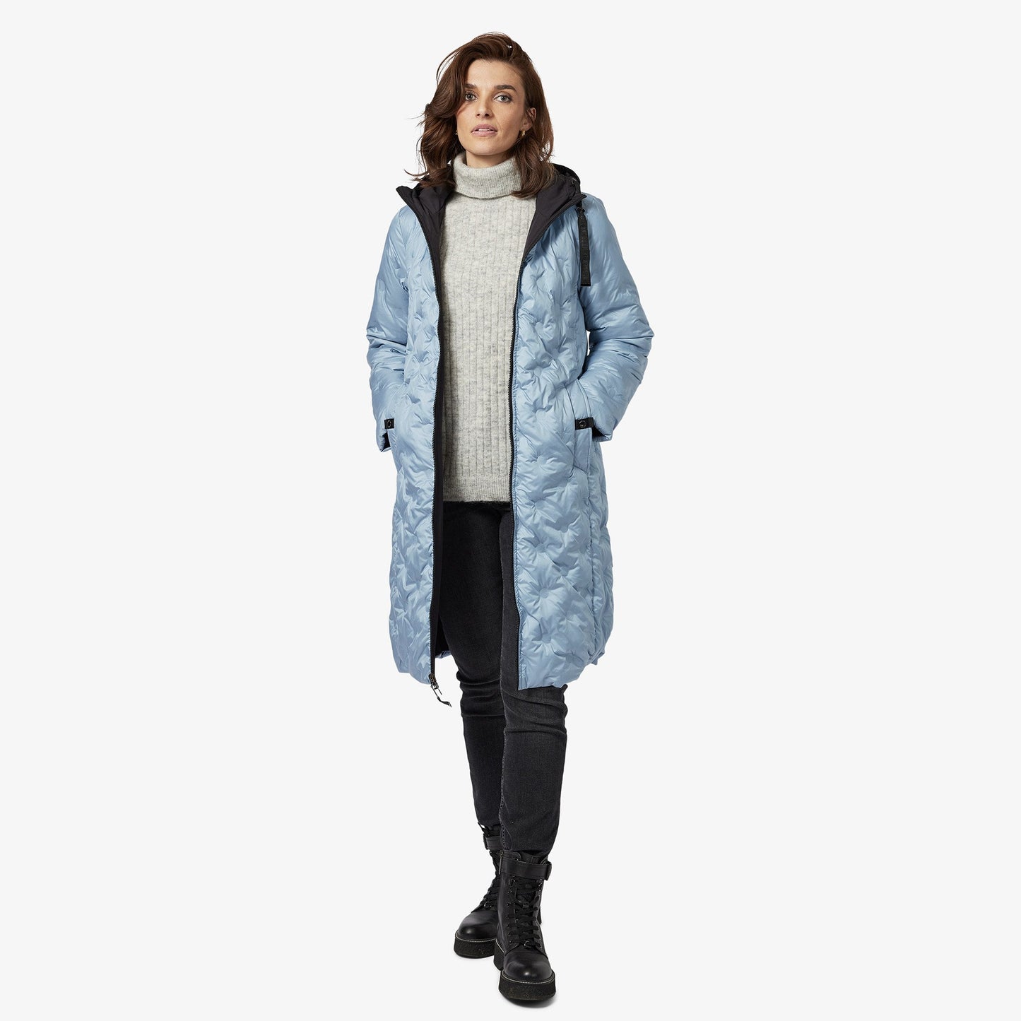 Reversible Long Insulated Coat