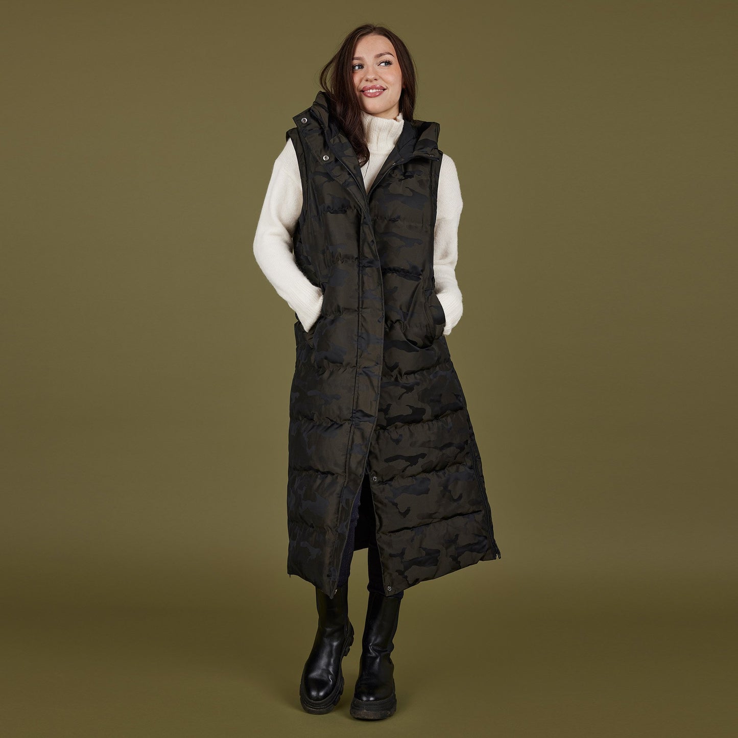 Camo Long Coat