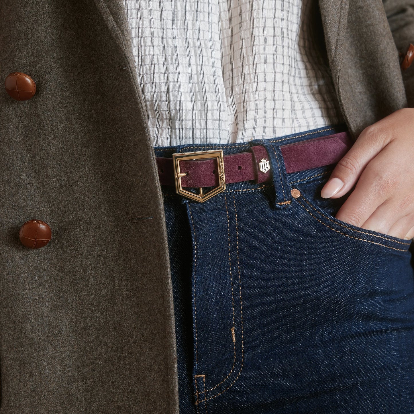 Sennowe Suede Belt