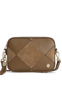 Finsbury Cross Body Bag Harlequin Suede