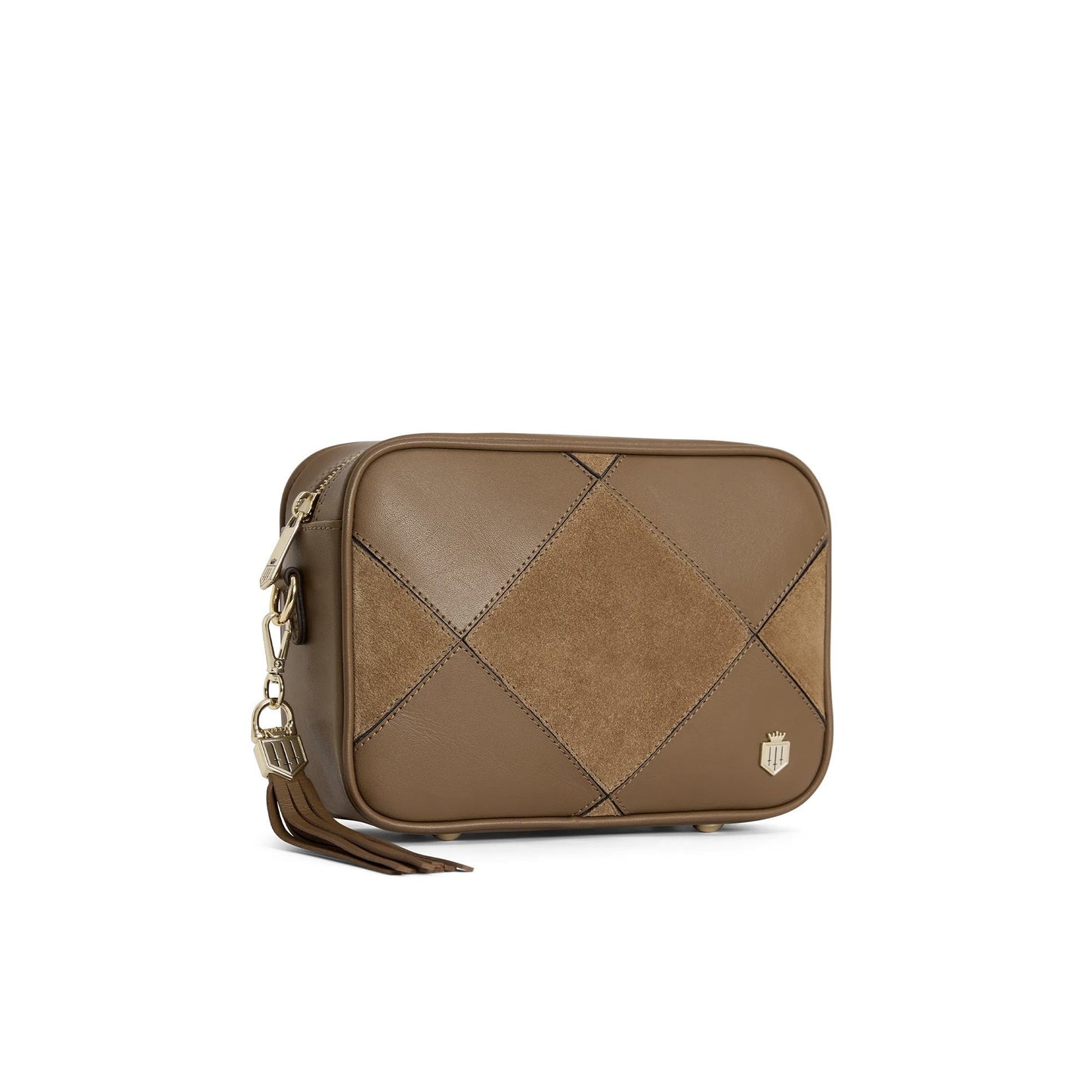 Finsbury Cross Body Bag Harlequin Suede