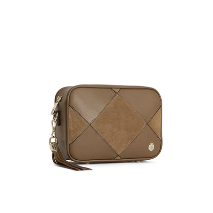 Finsbury Cross Body Bag Harlequin Suede