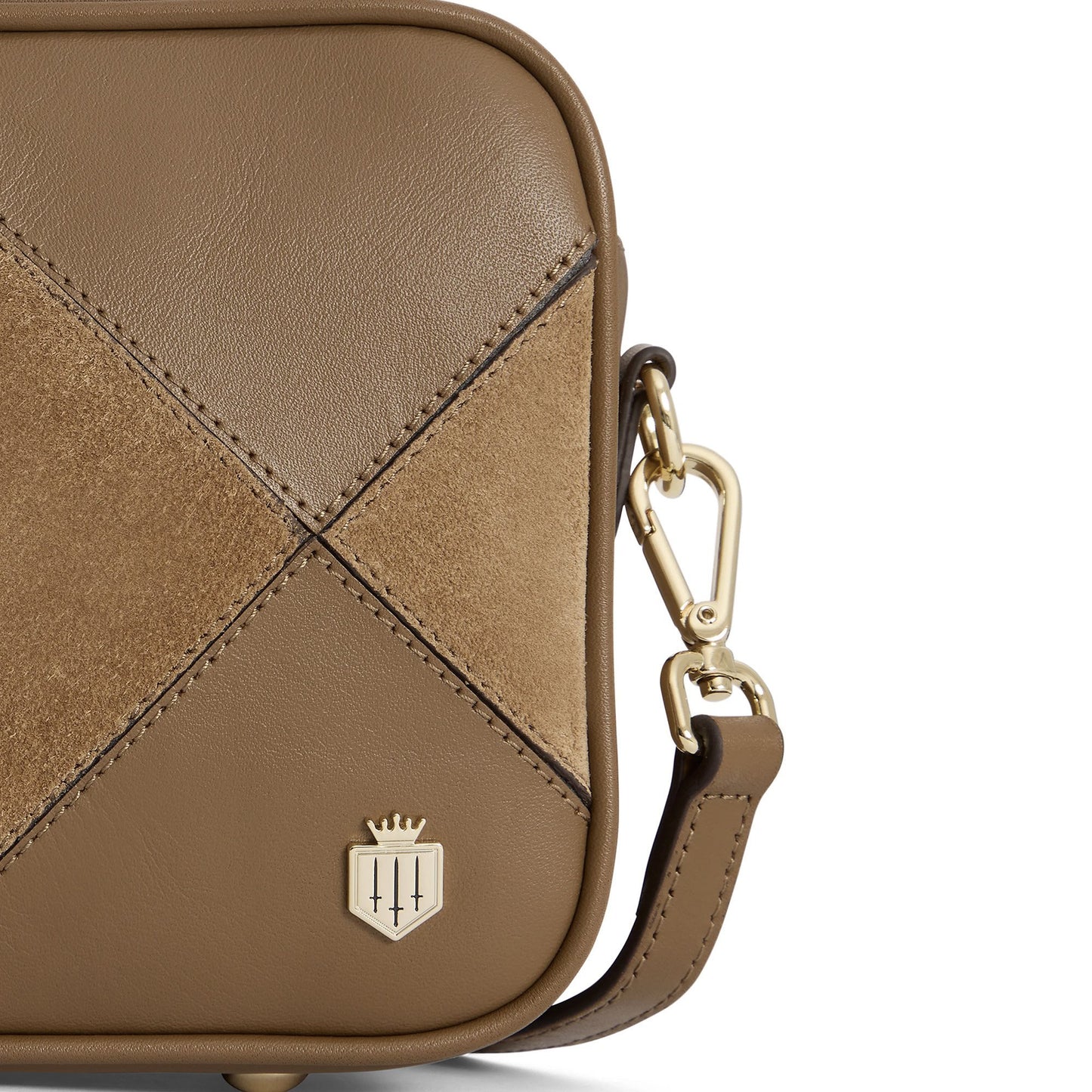 Finsbury Cross Body Bag Harlequin Suede