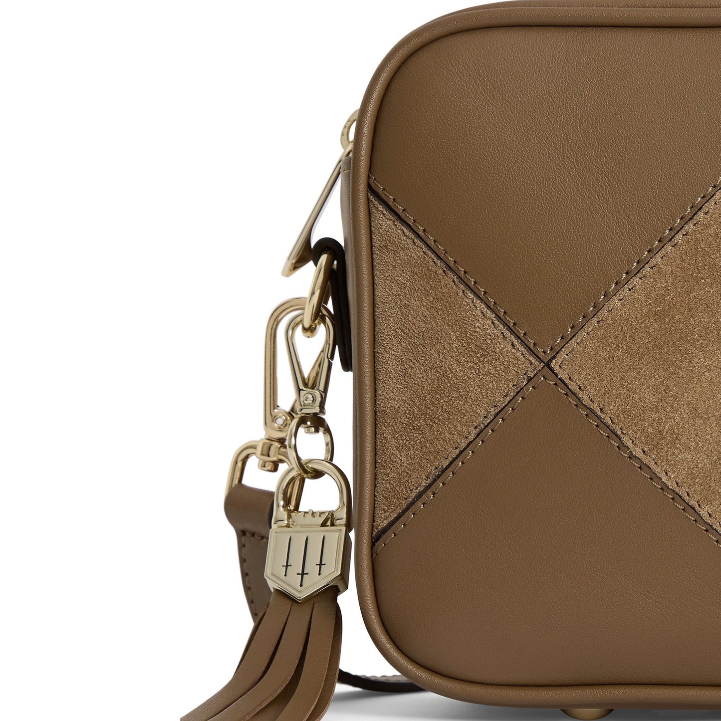 Finsbury Cross Body Bag Harlequin Suede