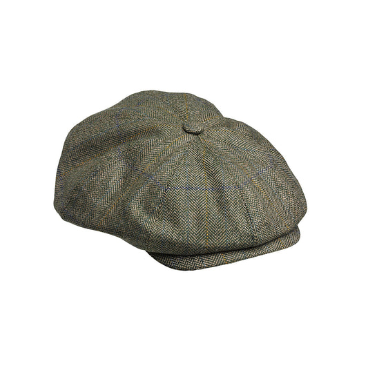Laksen Laird Tweed Bakerboy Cap 61cm