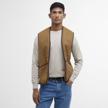 Barbour Warm Pile Waistcoat Zip in Liner 48