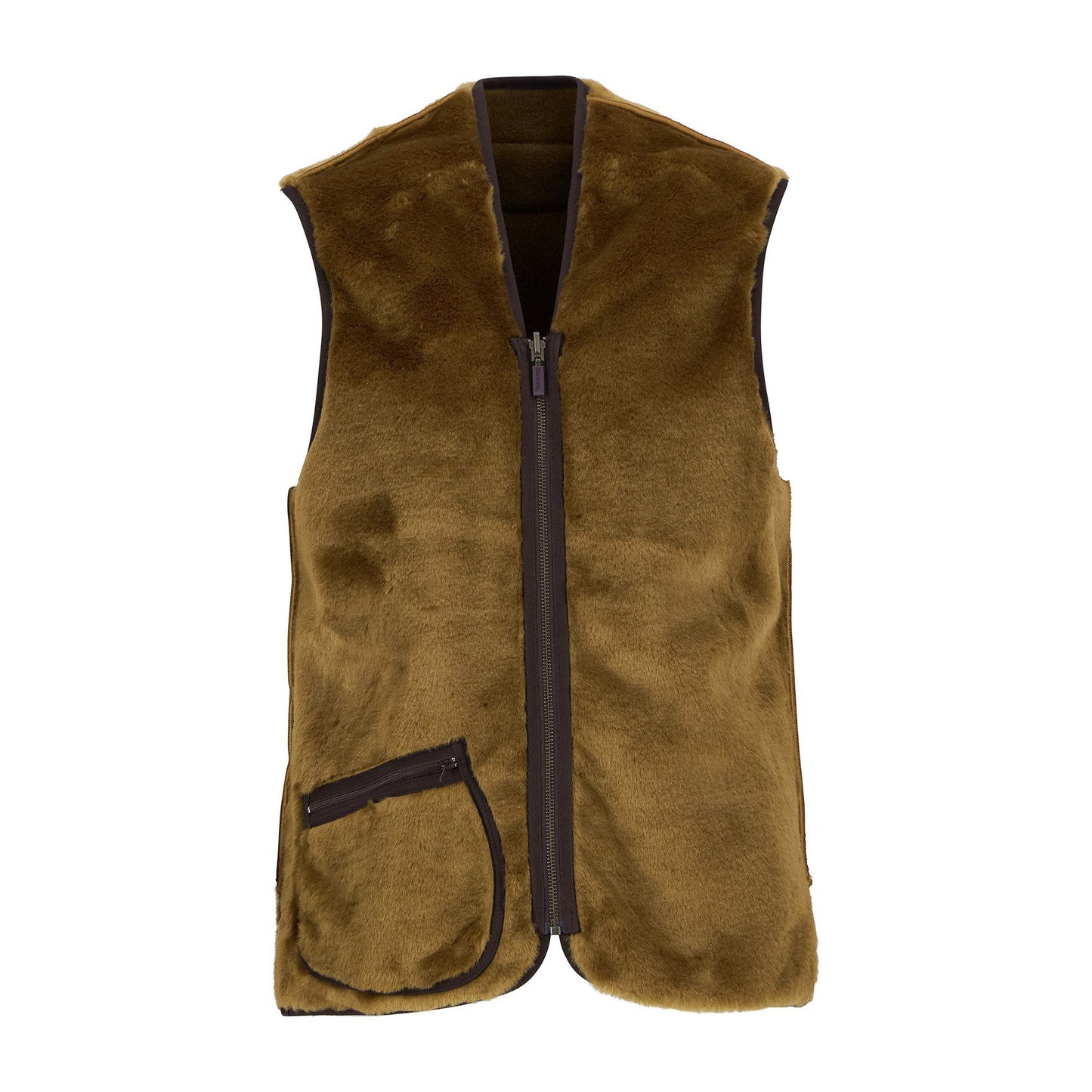 Barbour Warm Pile Waistcoat Zip in Liner 48