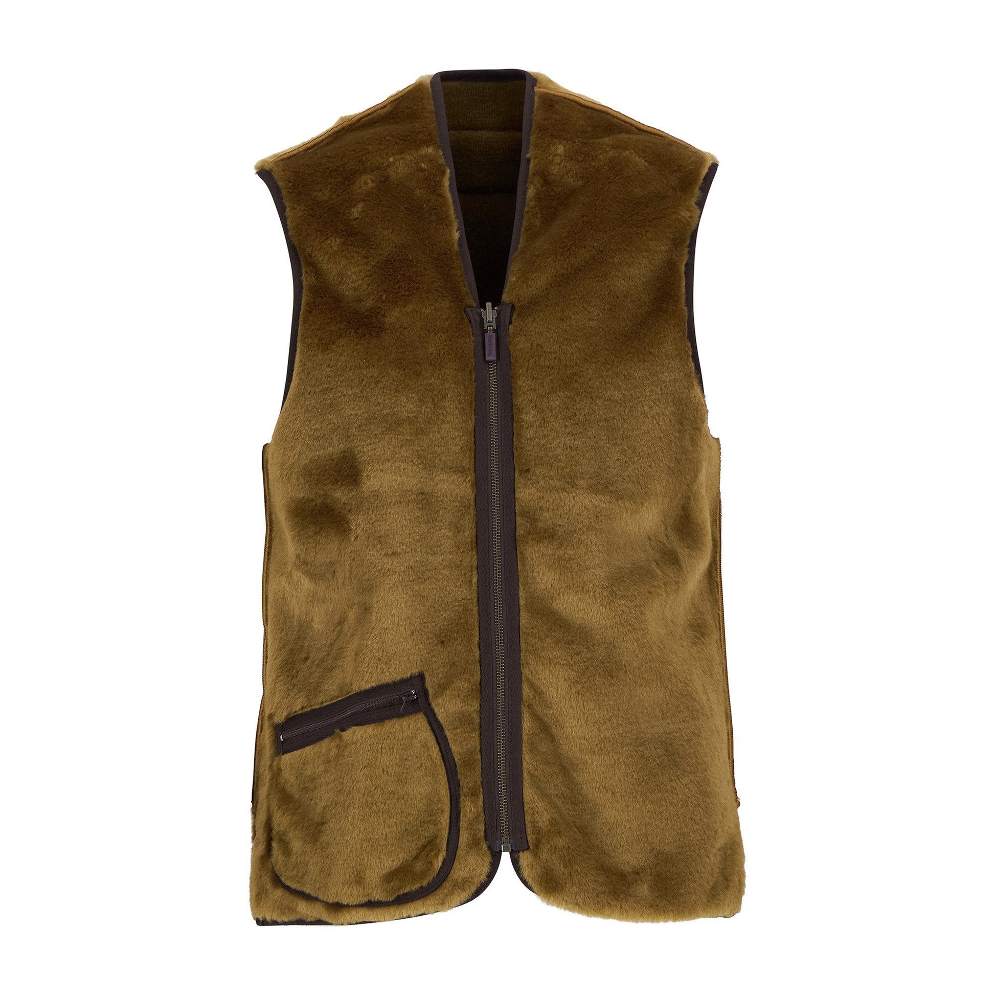 Barbour Warm Pile Waistcoat Zip in Liner 48