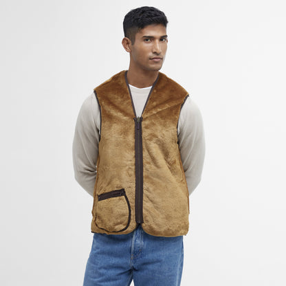 Barbour Warm Pile Waistcoat Zip in Liner 48