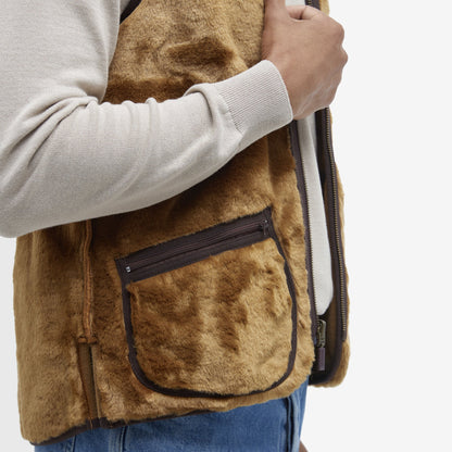 Barbour Warm Pile Waistcoat Zip in Liner 48