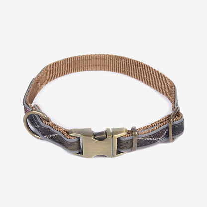 Reflective Tartan Dog Collar