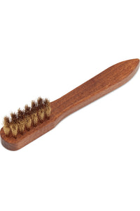 Suede Brass Bristle Brush