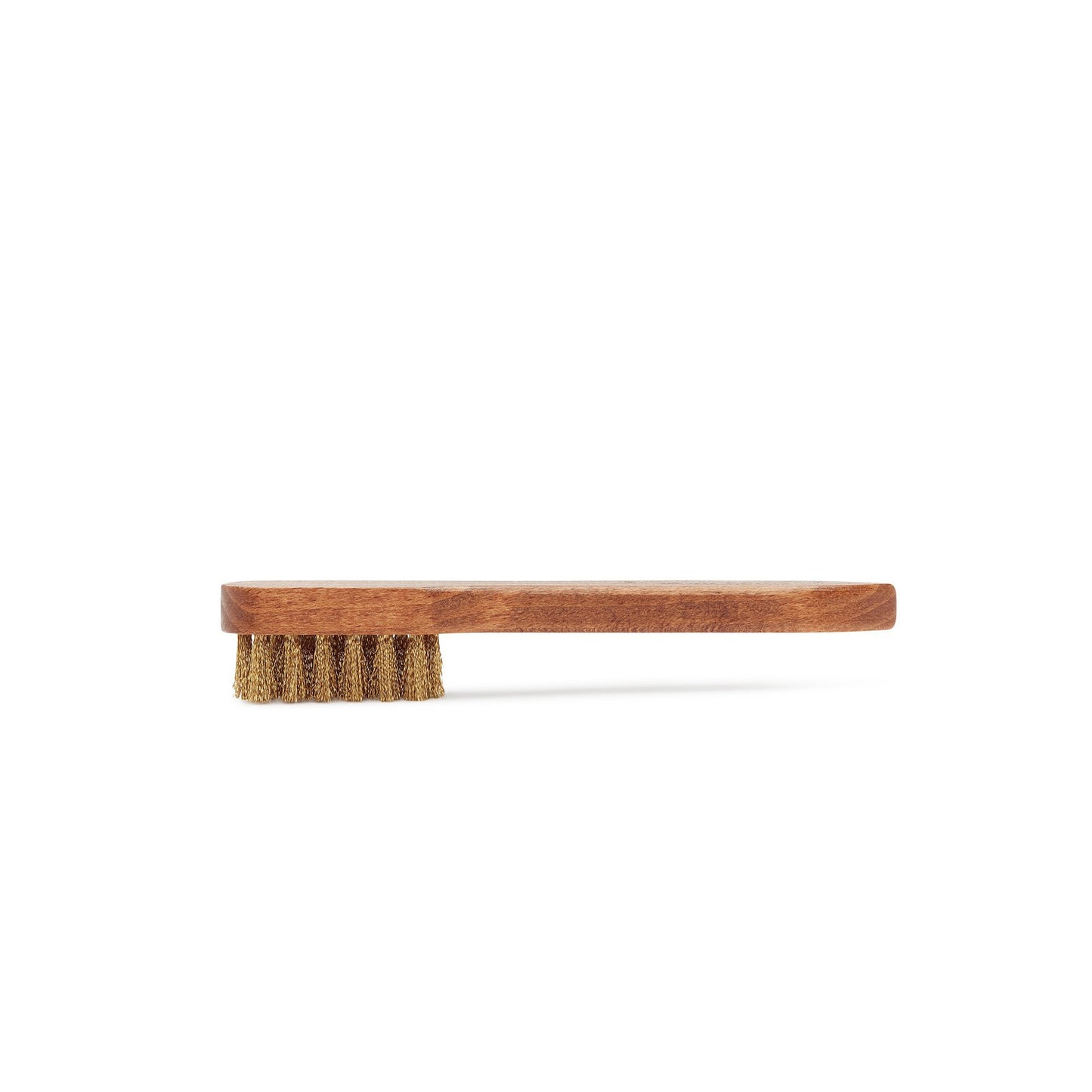 Suede Brass Bristle Brush