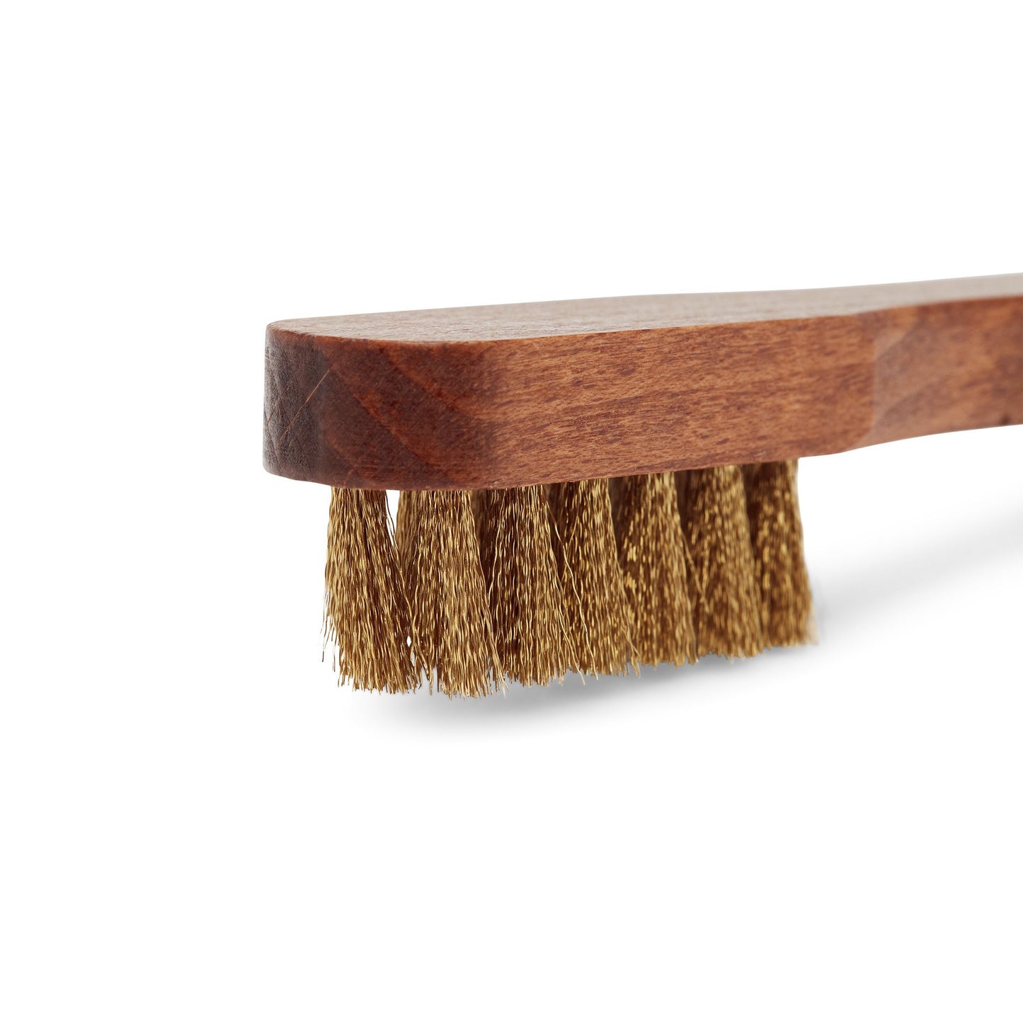 Suede Brass Bristle Brush