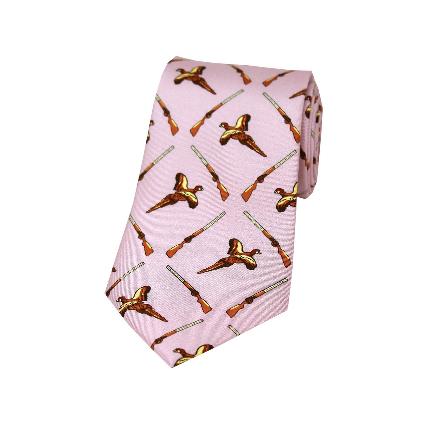Pheasant & Gun Tie