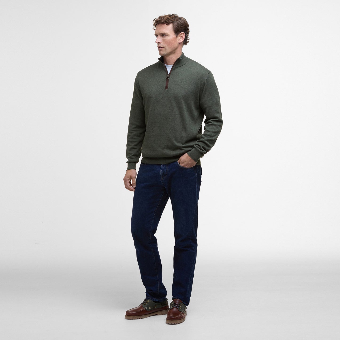 Bayfield Knitted Half Zip Jumper