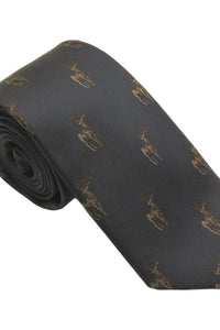 Standing Stag Silk Tie