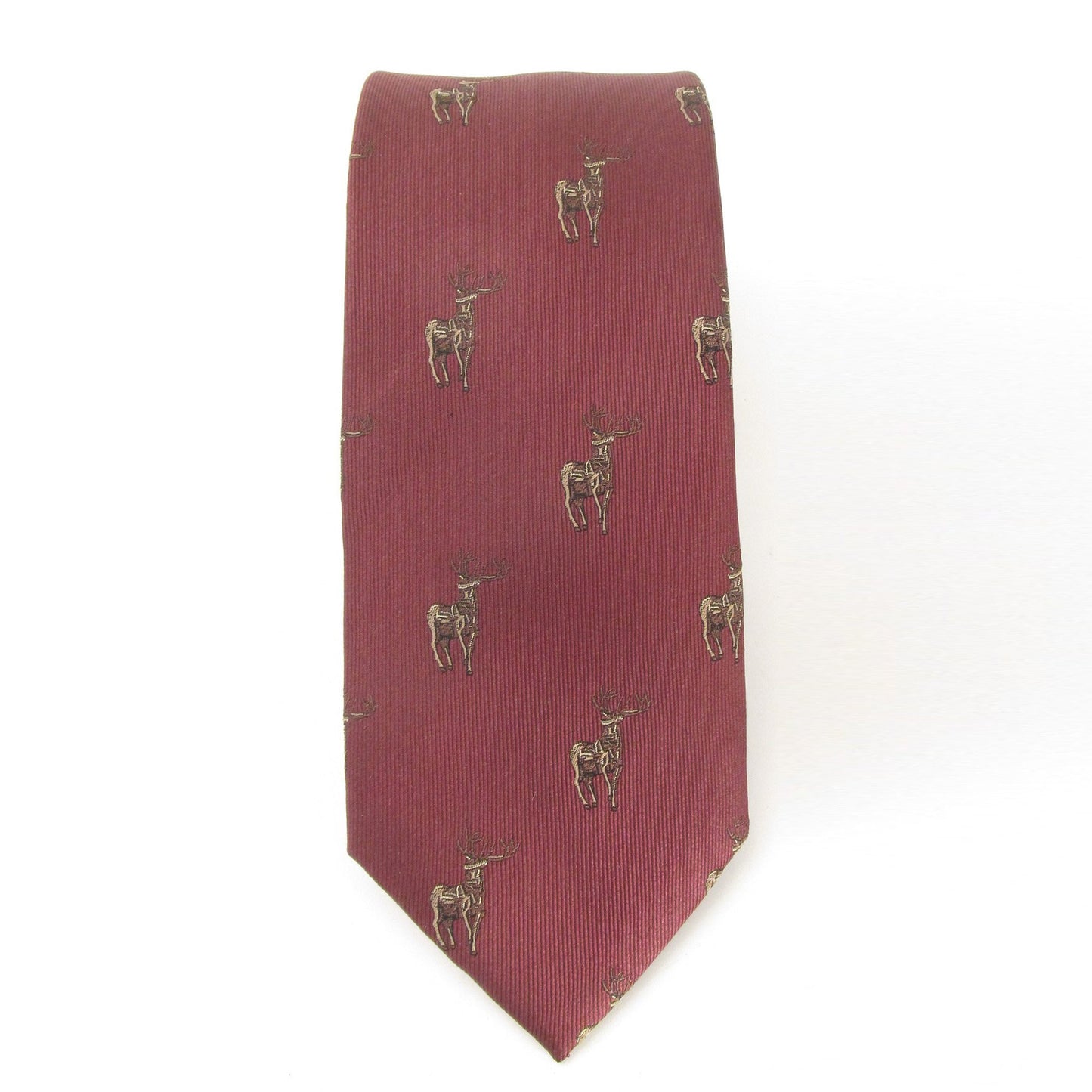 Standing Stag Silk Tie