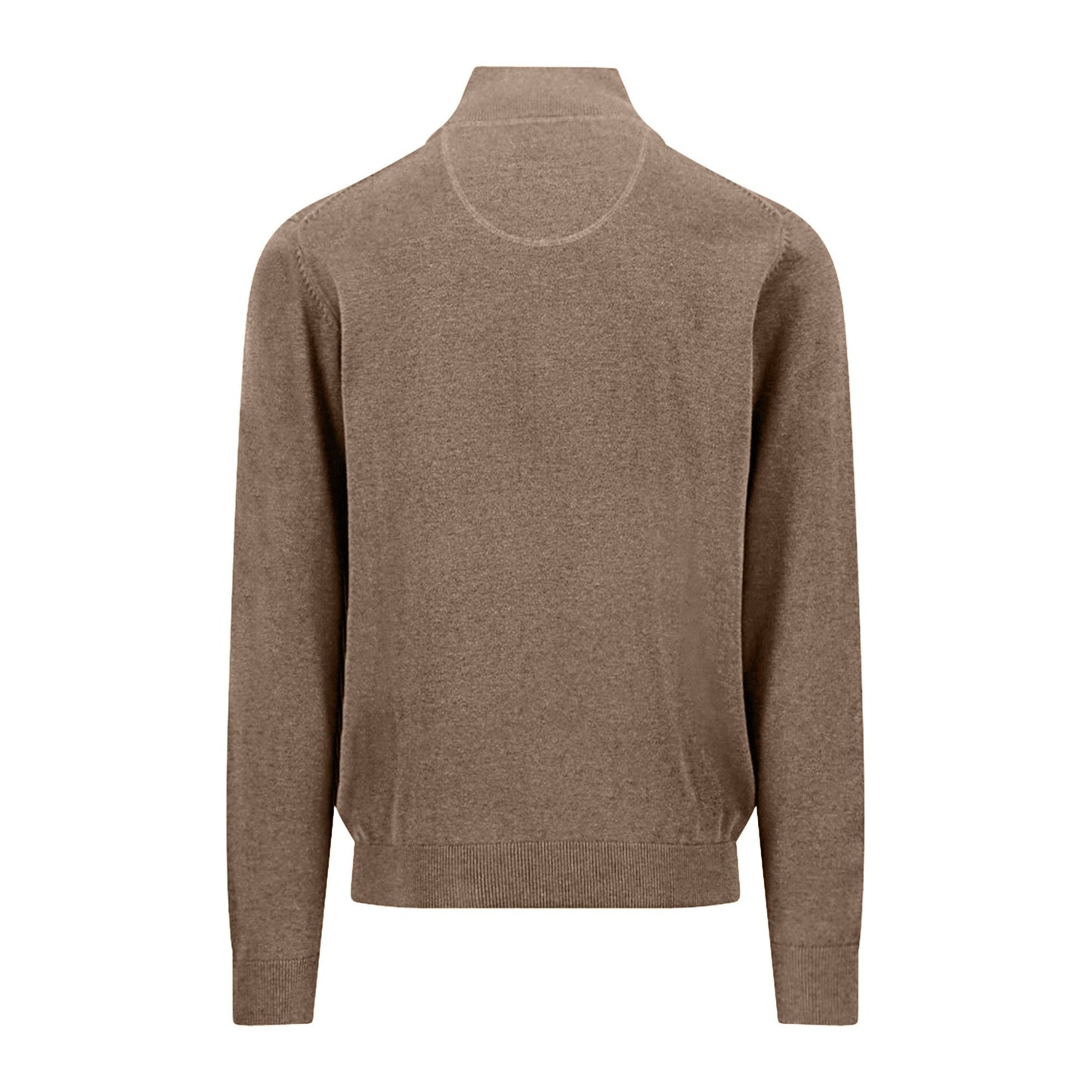 Zip Neck Superfine Cotton Knit