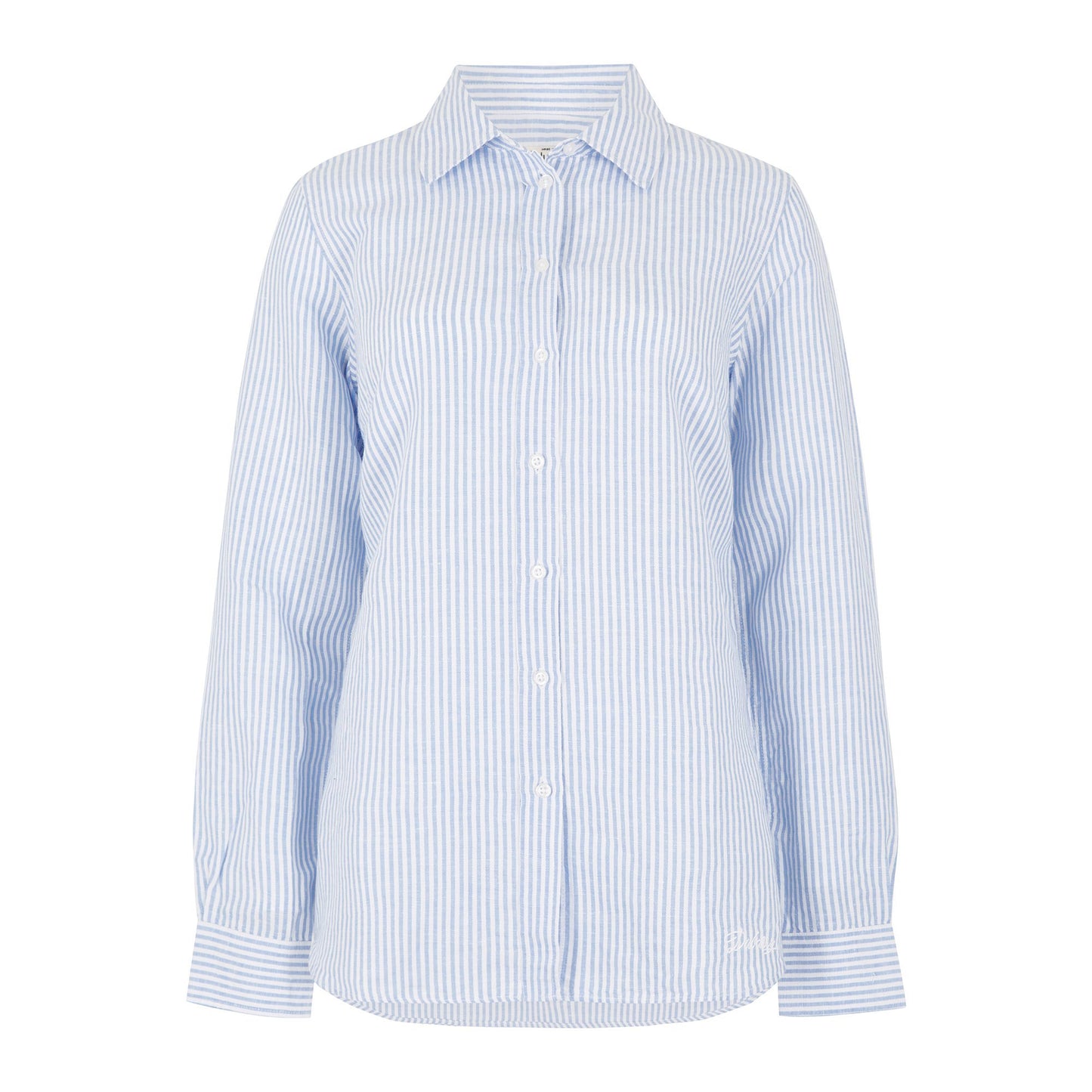 Butterfly Stripe Linen Shirt