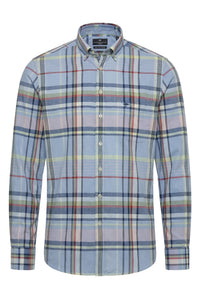 Washed Oxford Check Shirt