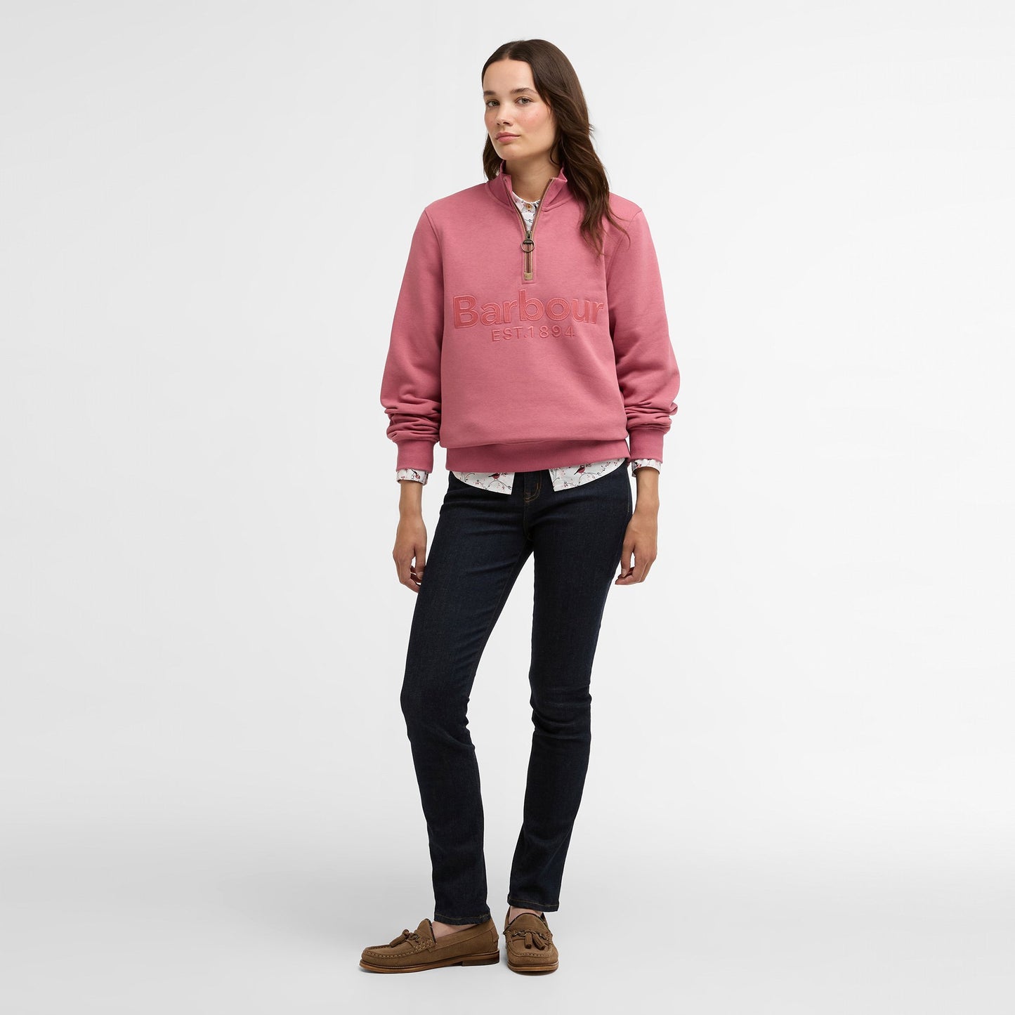 Cynthia Half Zip Sweatshirt