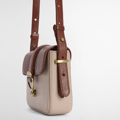 Mini Rosa Leather Crossbody Bag