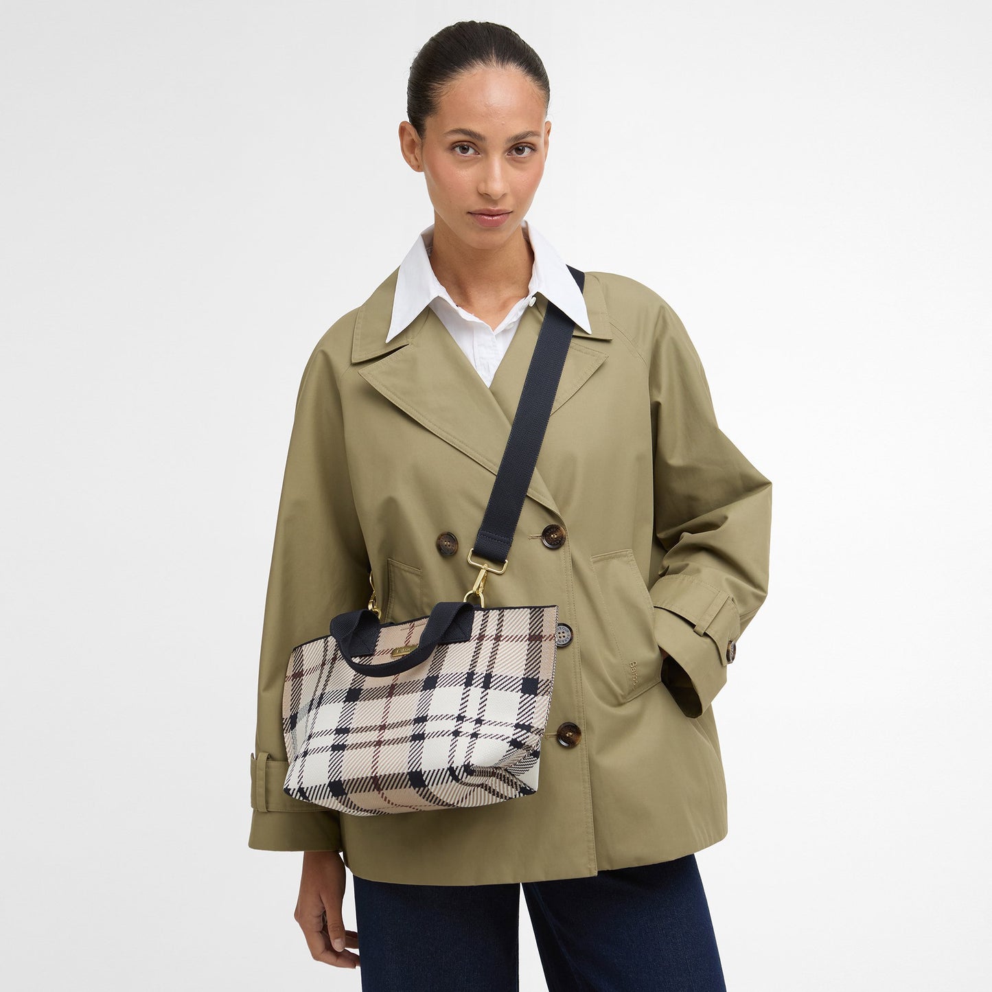 Layla Tartan Mini Tote Bag