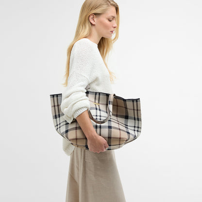 Layla Tartan Large Tote Bag