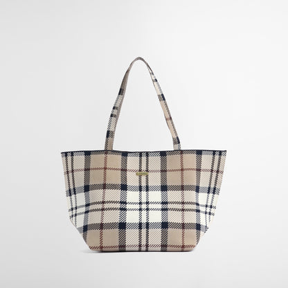 Layla Tartan Large Tote Bag