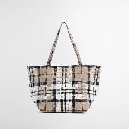 Layla Tartan Large Tote Bag