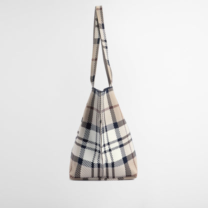 Layla Tartan Large Tote Bag