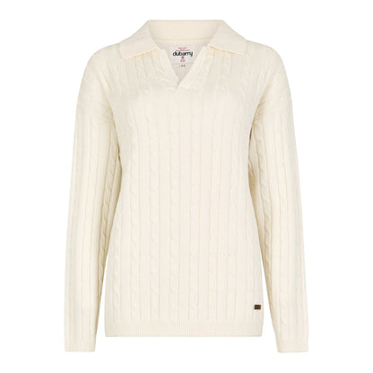 Brownville Cable Knit Polo Jumper