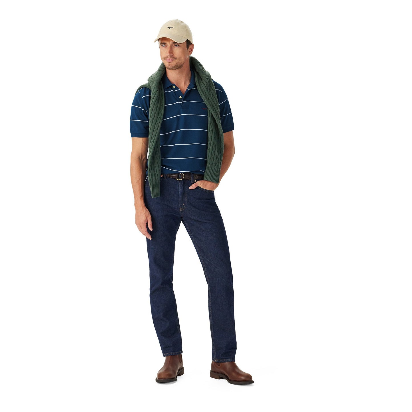 Albany Stripe Polo
