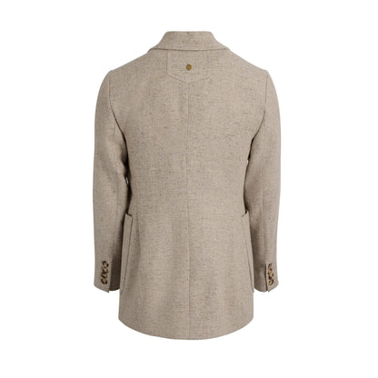Henrietta Single Breasted Herringbone Blazer
