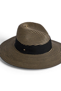 Sorrento Stripe Paper Braid Fedora