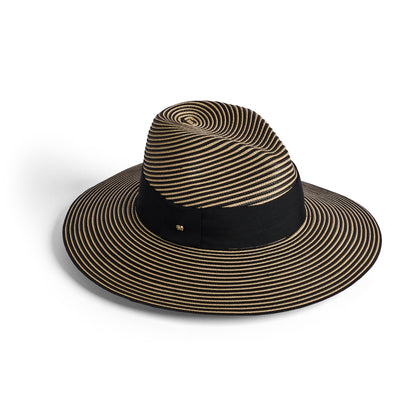 Sorrento Stripe Paper Braid Fedora