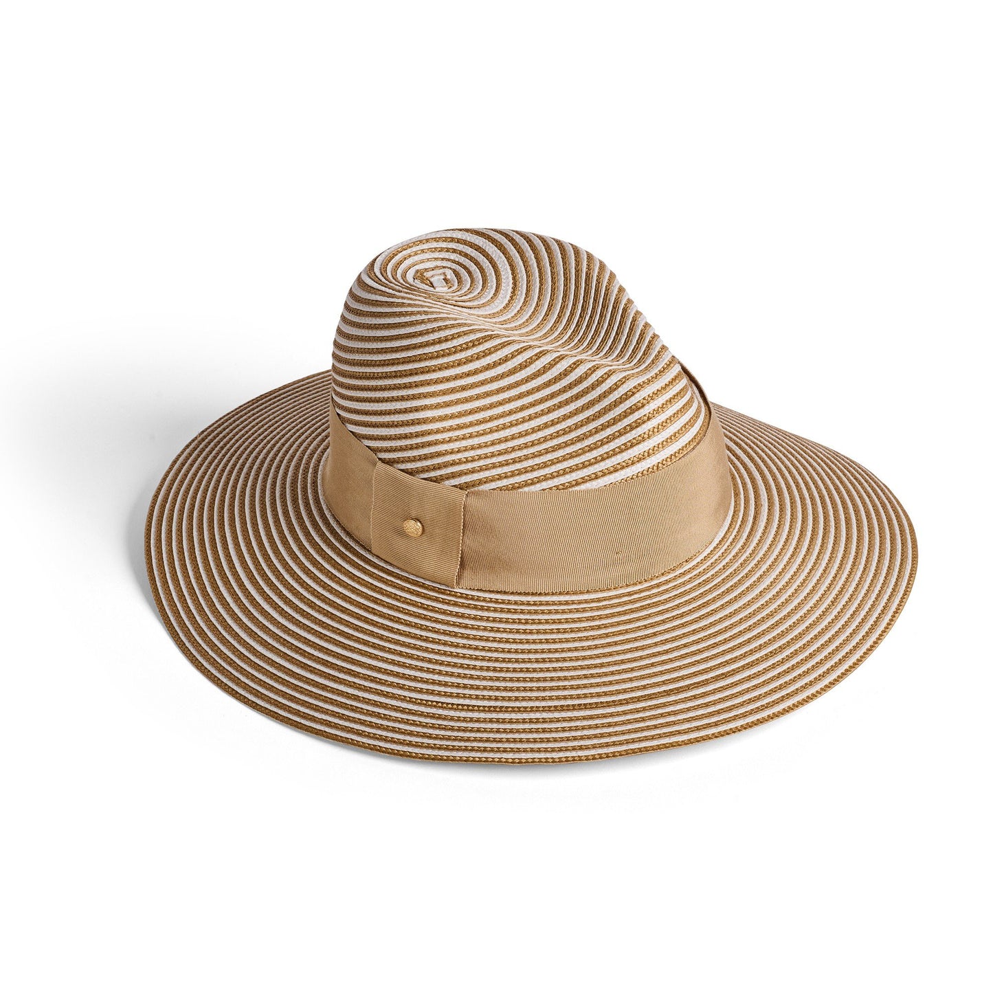 Sorrento Stripe Paper Braid Fedora