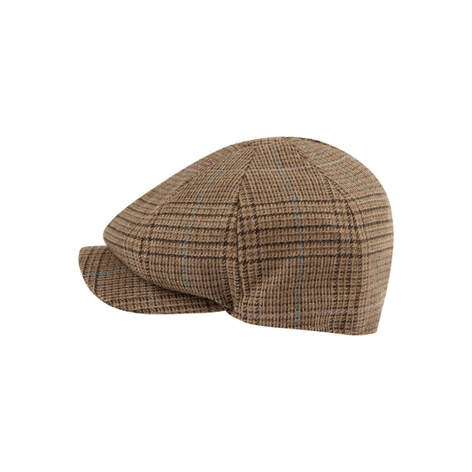 Ladies Newsboy Tweed Cap