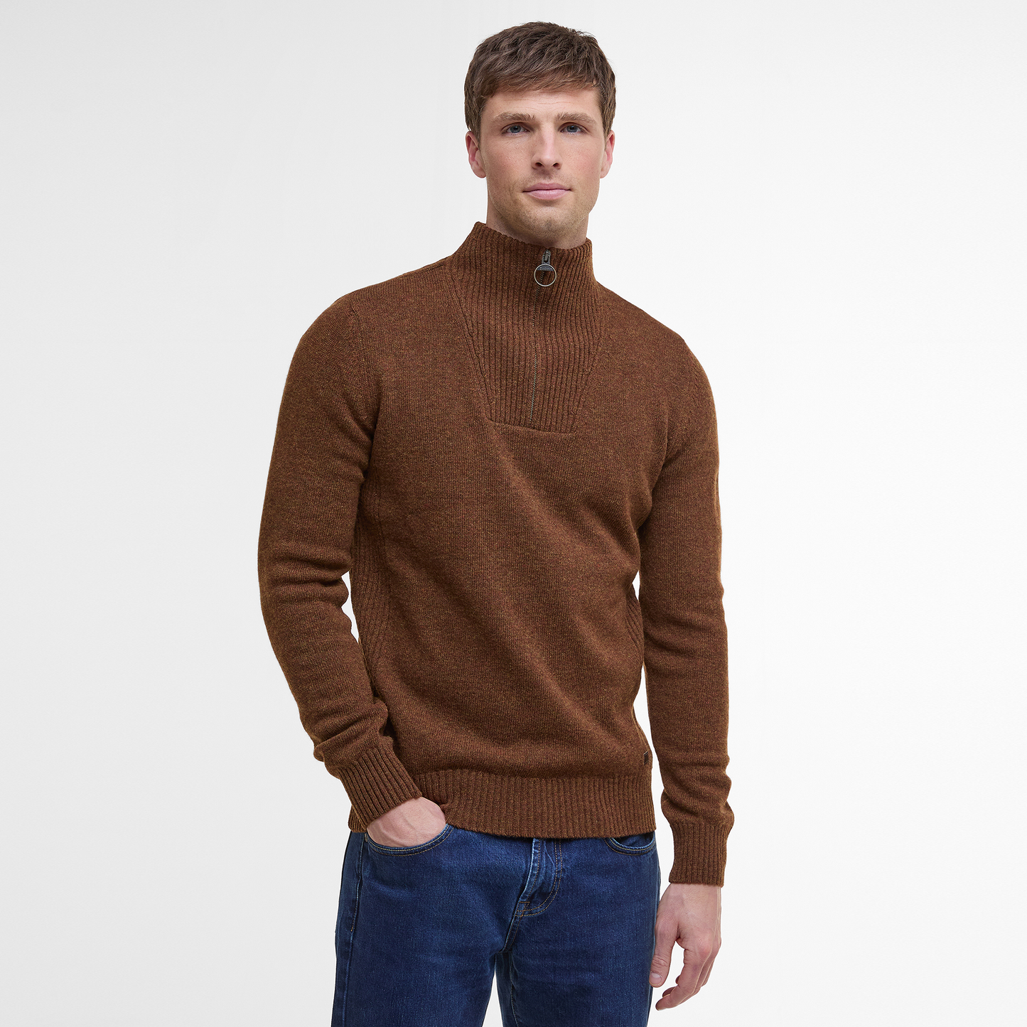Nelson Essential Half Zip Knitted Jumper