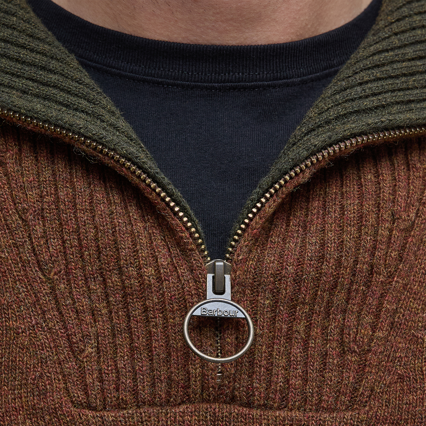 Nelson Essential Half Zip Knitted Jumper