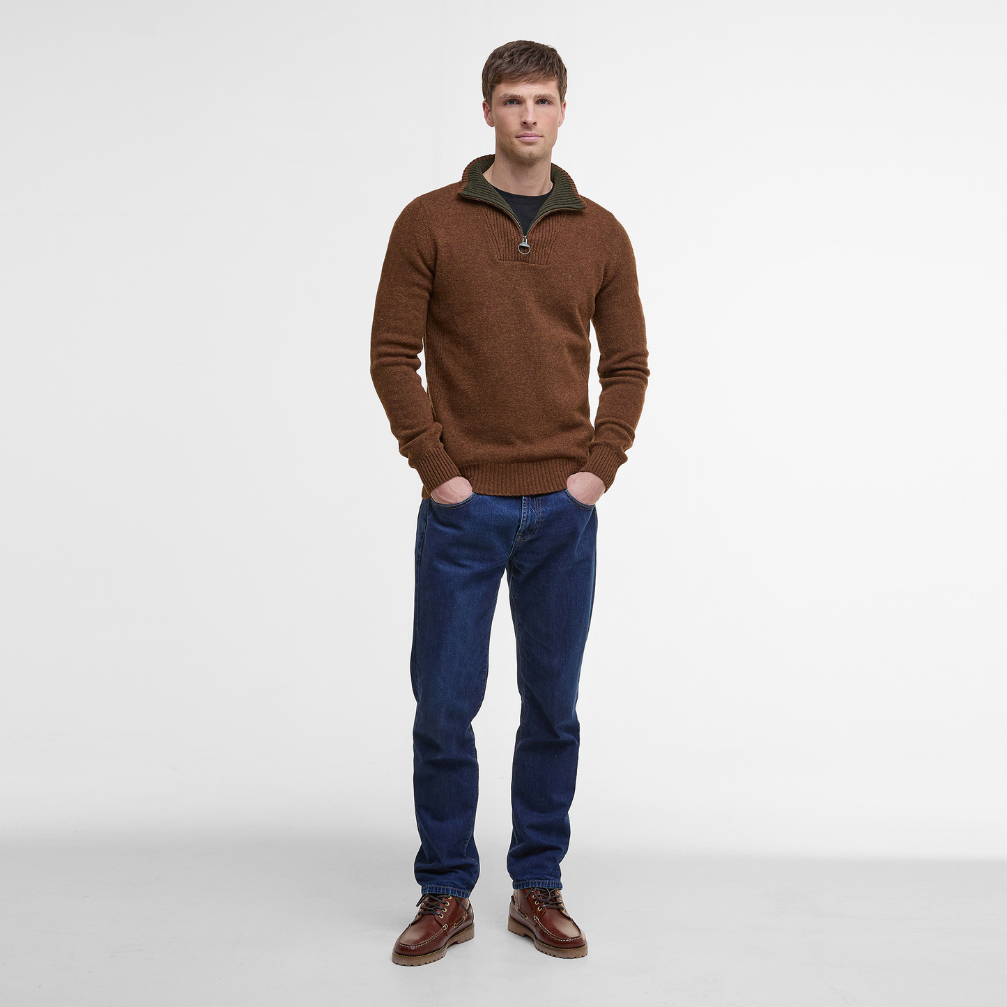 Nelson Essential Half Zip Knitted Jumper