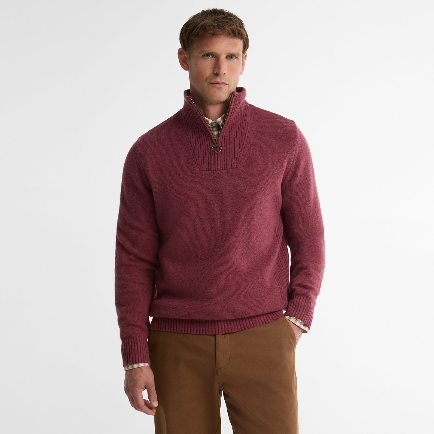 Nelson Essential Half Zip Knitted Jumper