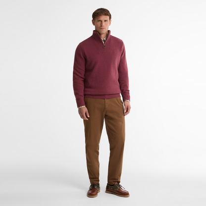 Nelson Essential Half Zip Knitted Jumper