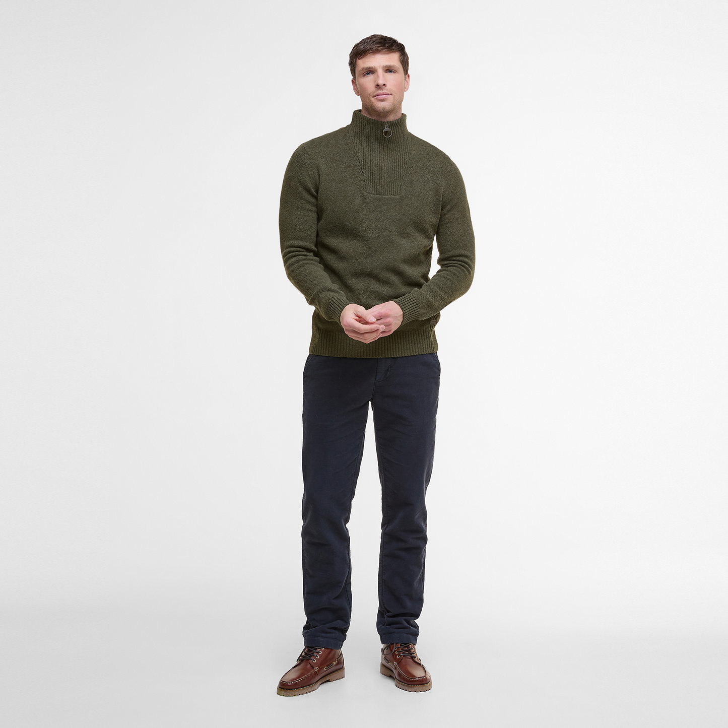 Nelson Essential Half Zip Knitted Jumper