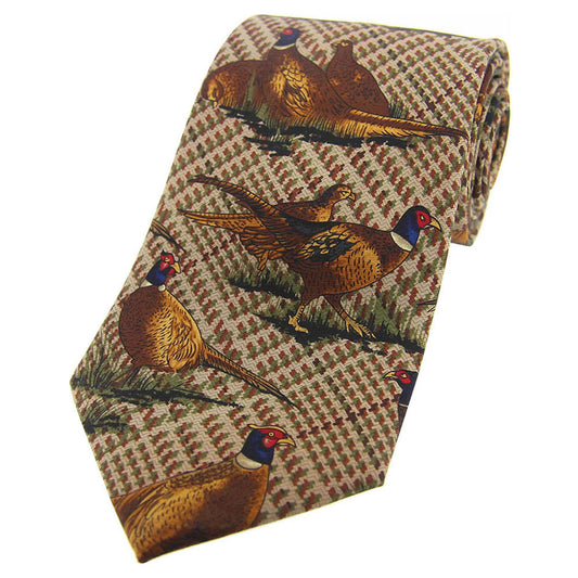 Plaid Pheasant Tie