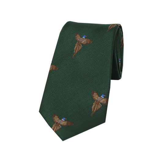 Woven Silk Pheasant Tie